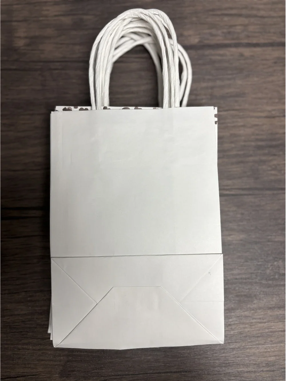 White & Rose Gold Foil Heart Decorative Paper Gift Bags (Bundle)